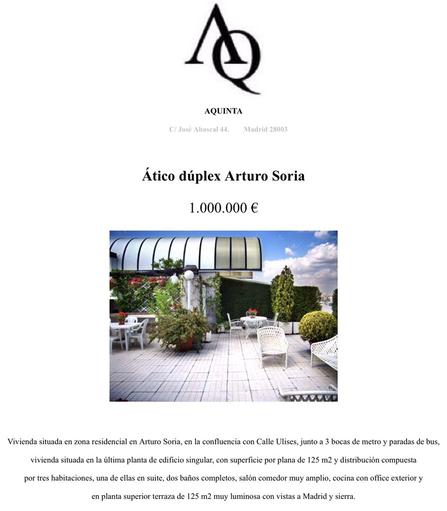 Alcala414's tweet photo. En venta.
91 395 26 08 https://t.co/QkBafigPE9