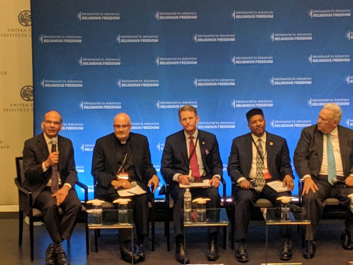 LT: Rabbi Noam shares how the 'Jews in the pews' know from their history how important religious freedom is and how their 'concern for Religious freedom must not be for just Jewish people, but for everyone.' #IRFministerial