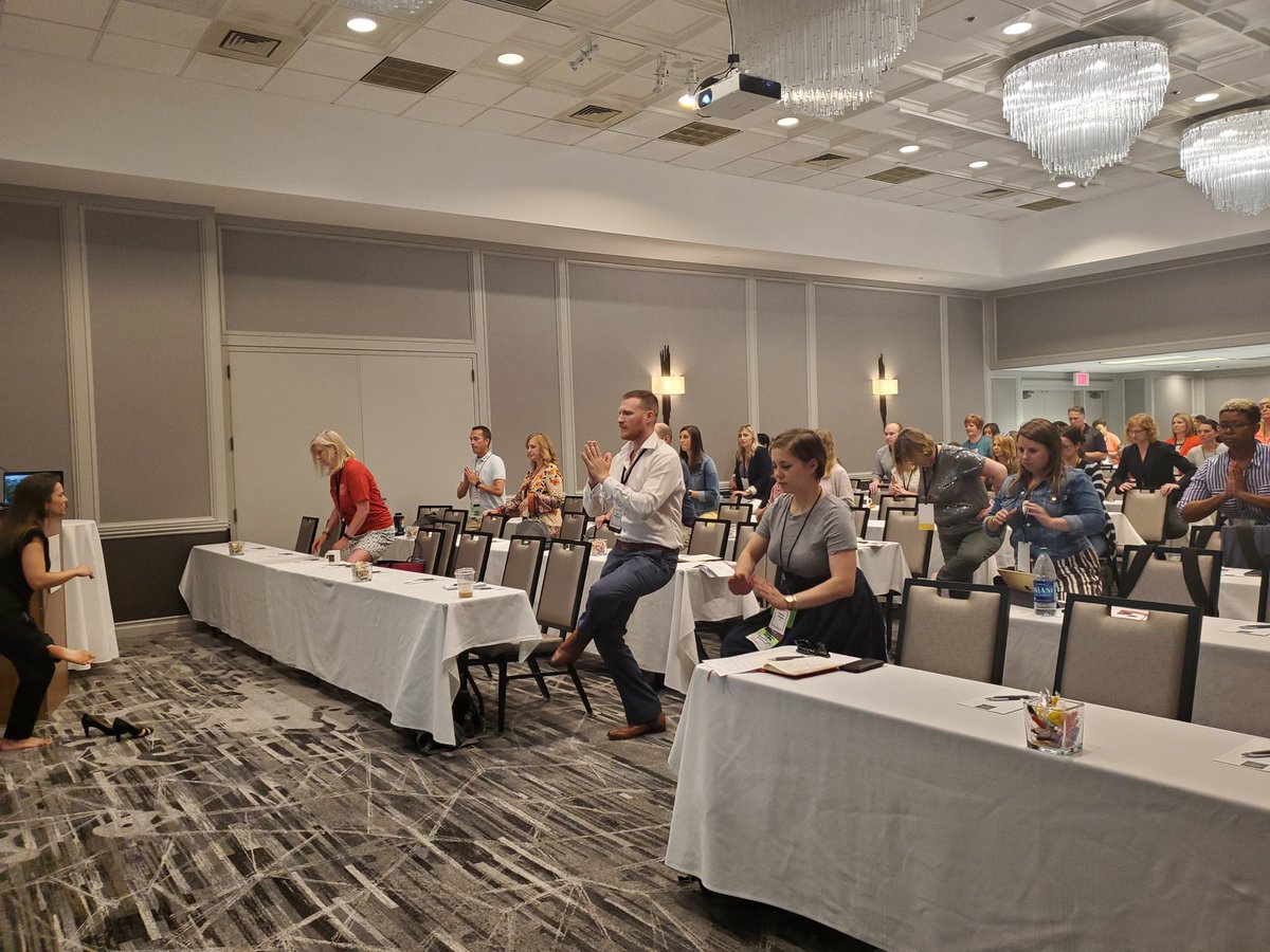 CultureConUSA's tweet photo. Powerful brands are authentic and thus memorable and powerful. Attendees won't be forgetting yoga during @Morgan_Chaney's session. #CultureConUSA https://t.co/UfwWpW54CK