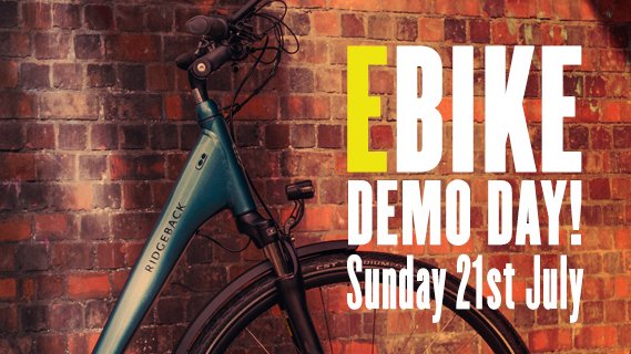 E bike demo day this Sunday. Lots of exciting offers to make your visit wortwhile! Full details here: facebook.com/events/5245010…