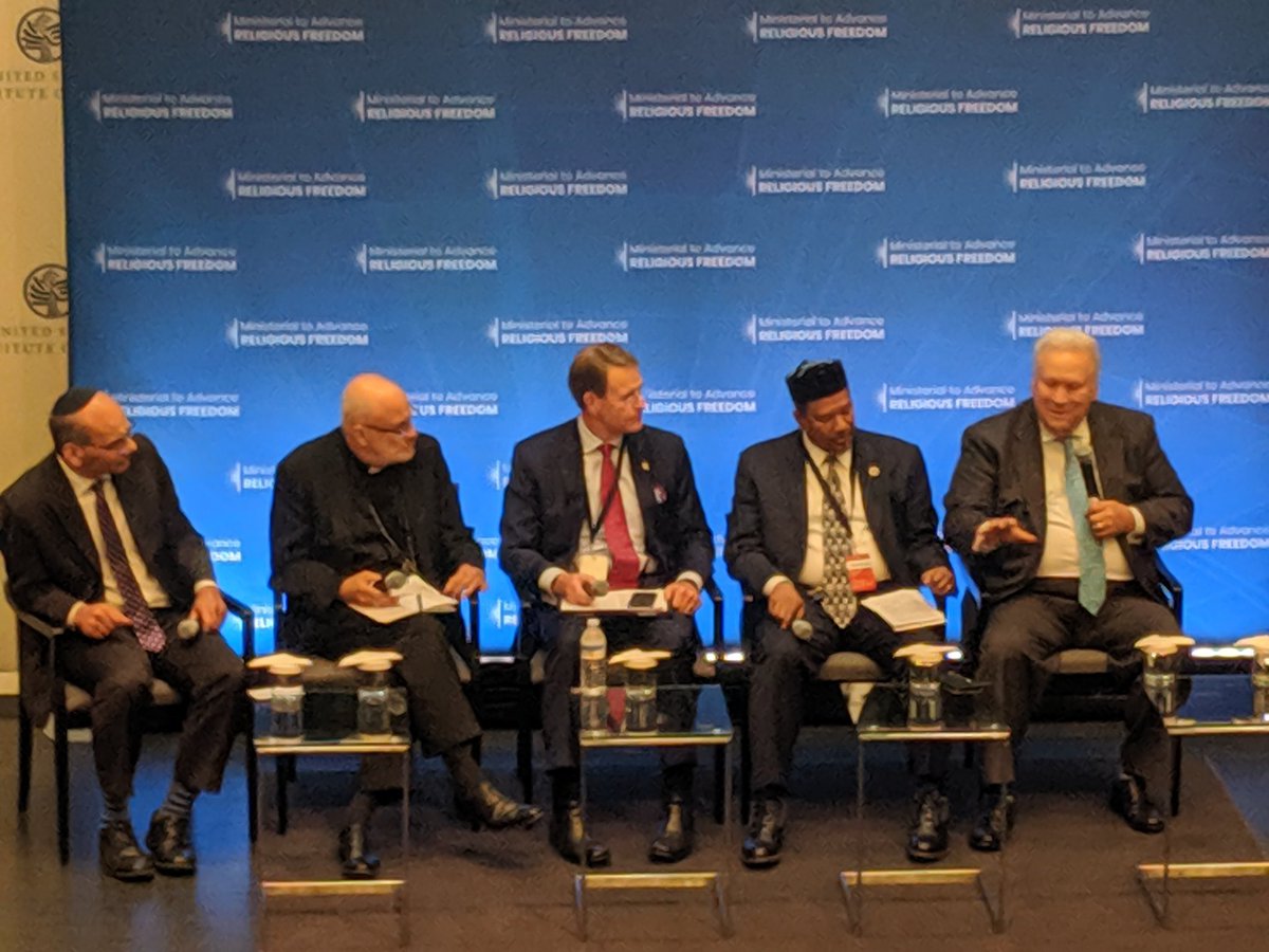 LT: 'It's caught, more than it's taught...We have to live our faith out loud.' Speaking on #ReligiousFreedom #IRFMinisterial