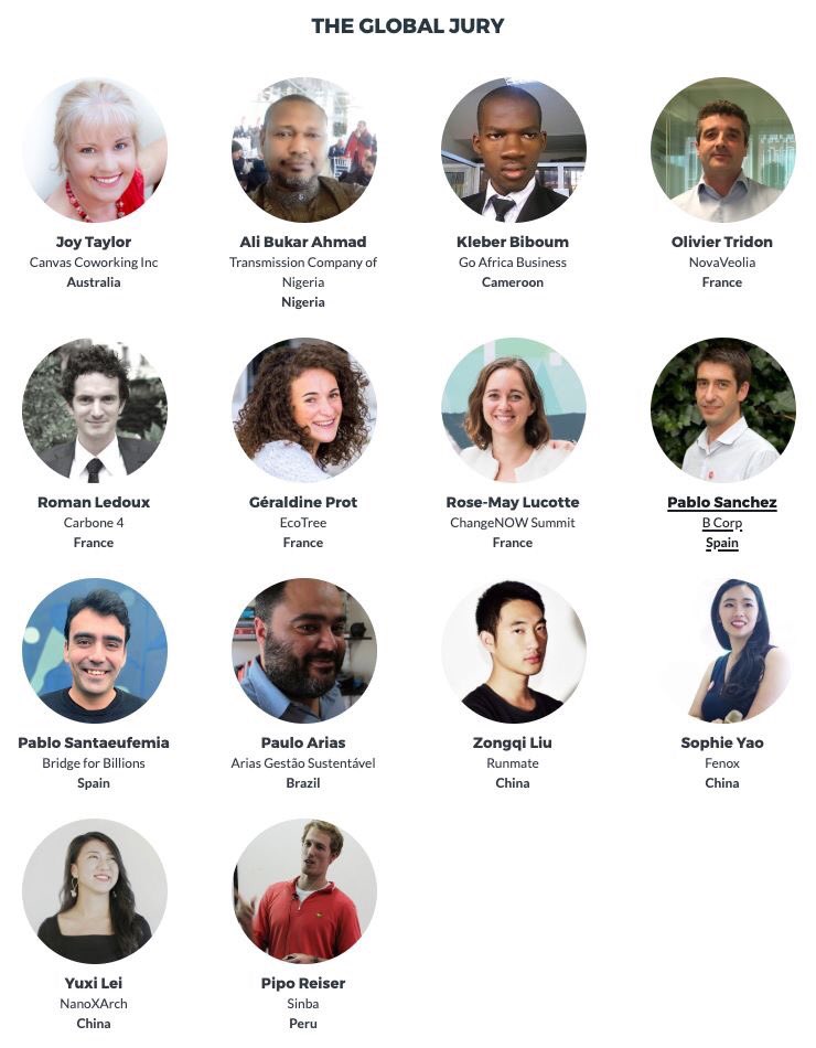 GSWSR2019's tweet photo. 🔝 #GlobalFinalCompetition #Jury
A big thanks to our international jury for giving their time to evaluate the 20 elected projects 😍 Don't miss the announcement of the 5 winners on July 18th, 7.30pm (Paris Time Zone) on our Facebook Live ! #GSWSR #MySustainableRevolution https://t.co/IXUcBcmIlH