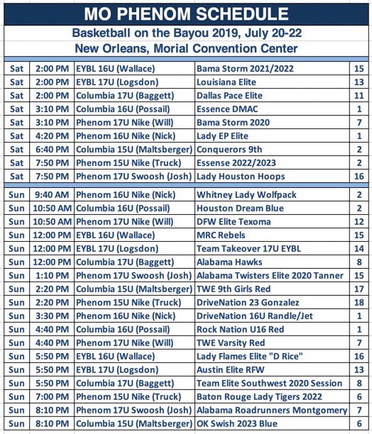 MissouriPhenom's tweet image. Check us out in New Orleans