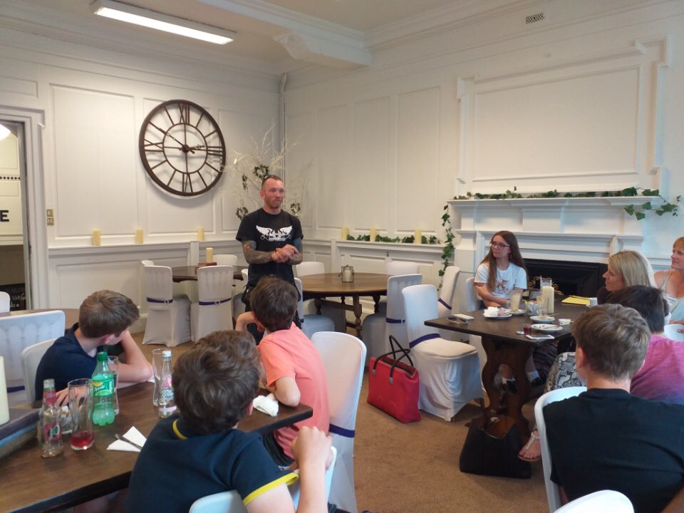 Thank you so much to <a href="/CafeBritannia/">Cafe Britannia</a> for making <a href="/FraminghamEarl/">Framingham Earl High School</a> students so welcome in your Guildhall Cafe today. We had a tour of the historic underground jail cells and Martin talked to us about his work in this innovative social enterprise which reduces re-offending.