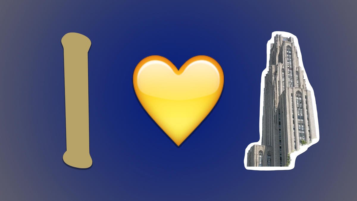 PittTweet's tweet photo. Still celebrating #WorldEmojiDay! 🙌 Retweet to show your Pitt pride! #H2P https://t.co/n6SIb58kkI
