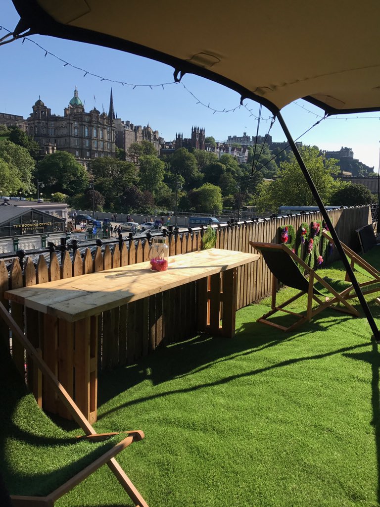 LouisaJRae's tweet photo. Here’s a sneak peak at our new home for the next 7 weeks! Our garden bar is located in the heart of the city (and all the Festival action) on the rooftop of Waverley Mall. Come soak up the City ☀️🍻🍹 https://t.co/E8bZmvA0Cy