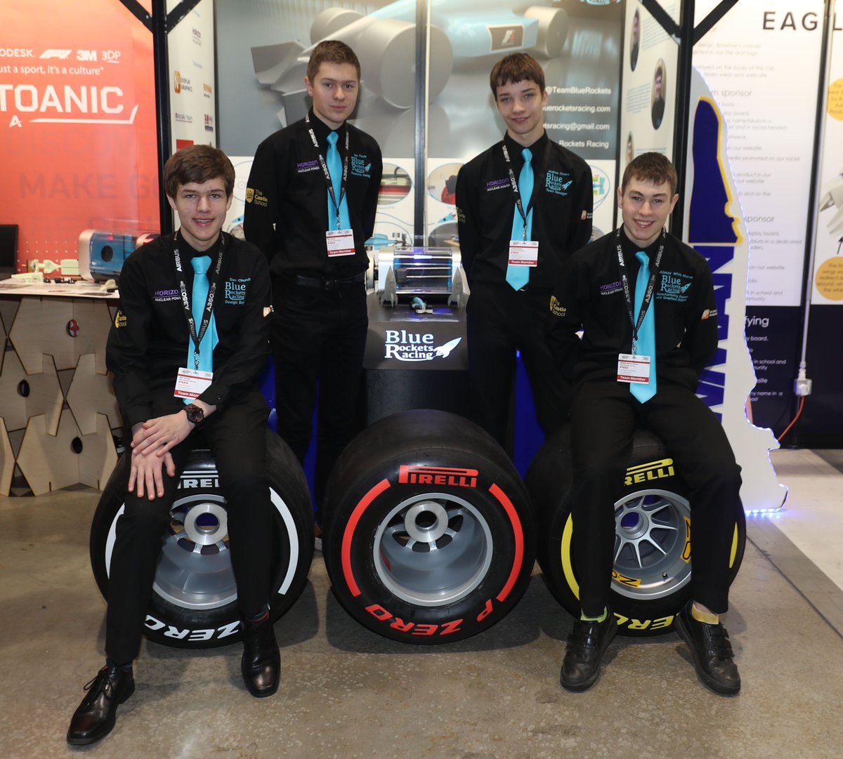 TeamBlueRockets's tweet photo. Lastly, here we are competing in 2018/19. This time, @TeamBlueRockets (Blue Rockets Racing) were able to secure both First Place in the Professional Class, plus a Sponsorship and Marketing award (at the Regional Finals), and the Social Media award at the Nationals. 🚀 https://t.co/30qAUyDli5