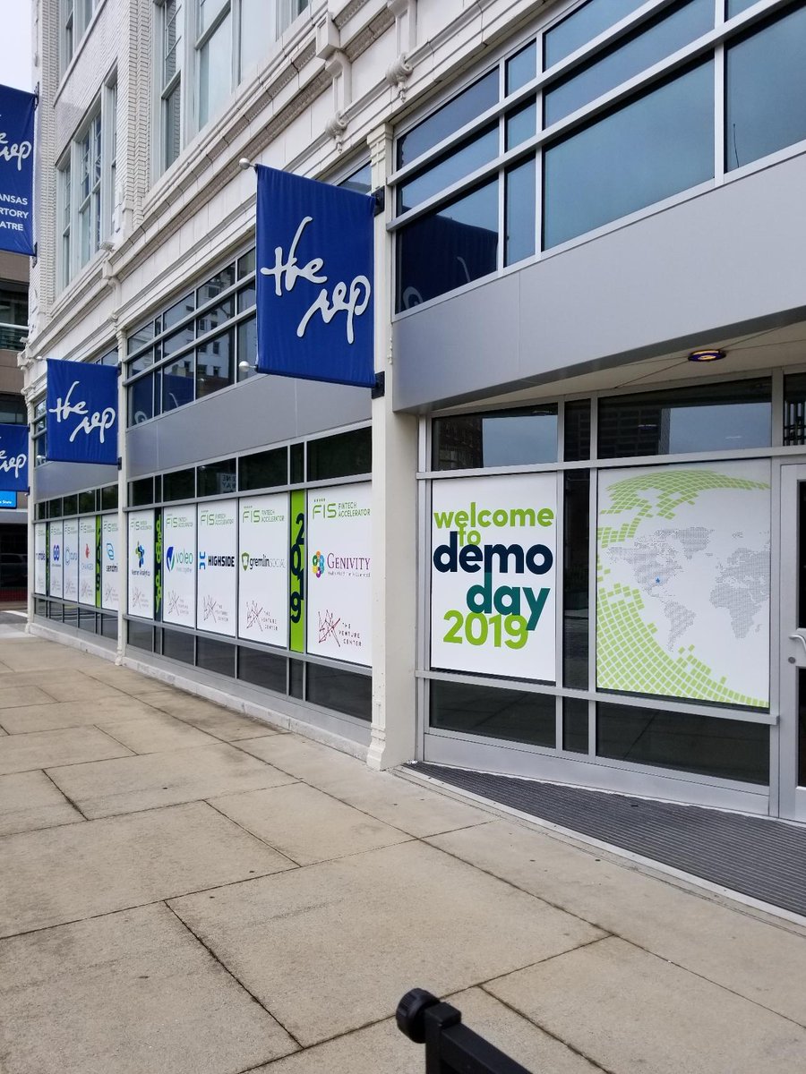VentureCenter's tweet photo. Doors are officially open downtown at @TheRep for the 2019 #FISFintech Accelerator #DemoDay! The program will begin @ 5pm! You don't want to miss seeing these solutions in action. 

#TheVC #FISFinTech19 #ARidea #ARisTech #FinTech https://t.co/RNexErArFX