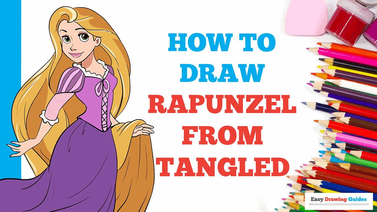 Rapunzel Sketch - Get Coloring Pages