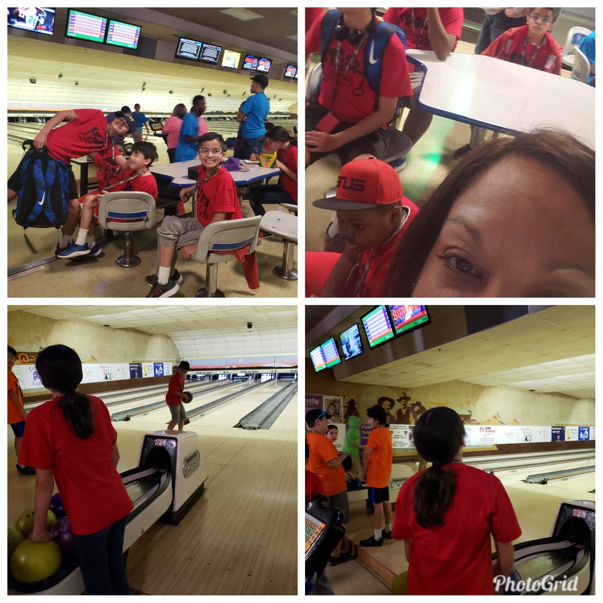 anunez_AMS's tweet photo. Bowling fun!! #showinggood sportsmanship #sumarcamp @cchavez_JCE https://t.co/kiGoyrvEsV