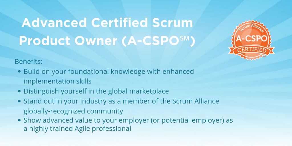 braintrustgroup's tweet image. Hey licensed Certified Scrum Product Owners! A-CSPO is calling your name! Hone your competitive stakeholder management and Product Backlog optimization skills.  

Register for any upcoming class: ow.ly/XGj750v21mn
#YourAgileJourney #YourAgileAdvisor