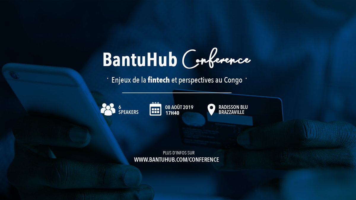 verone's tweet photo. #ChezMoiAuCongo le @bantuhub organise, ce 8 août à #Brazzaville,  une conférence sur " les enjeux de la #Fintech et perspectives au Congo 🇨🇬 ".

Faîtes passer le message. Plus d'infos sur https://t.co/75XEKKGW8a https://t.co/3oMY6P1UVw