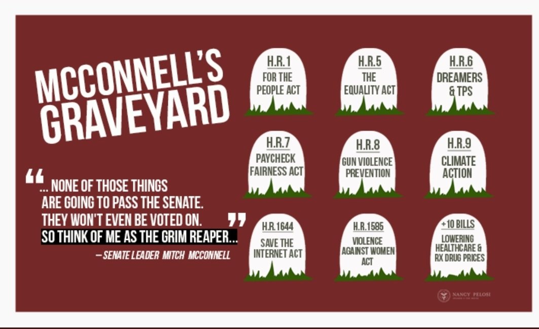 MattMorgan23's tweet photo. @realDonaldTrump What did the @GOP do when they had control of the Senate, House, and your rubber stamp for 2 years? None of those things, and only a tax cut for the rich that is blowing up our National Debt. You have the #GrimReaper blocking EVERYTHING the House passes.
STOP THE #PartisanDivide https://t.co/ILhP20t5Ty
