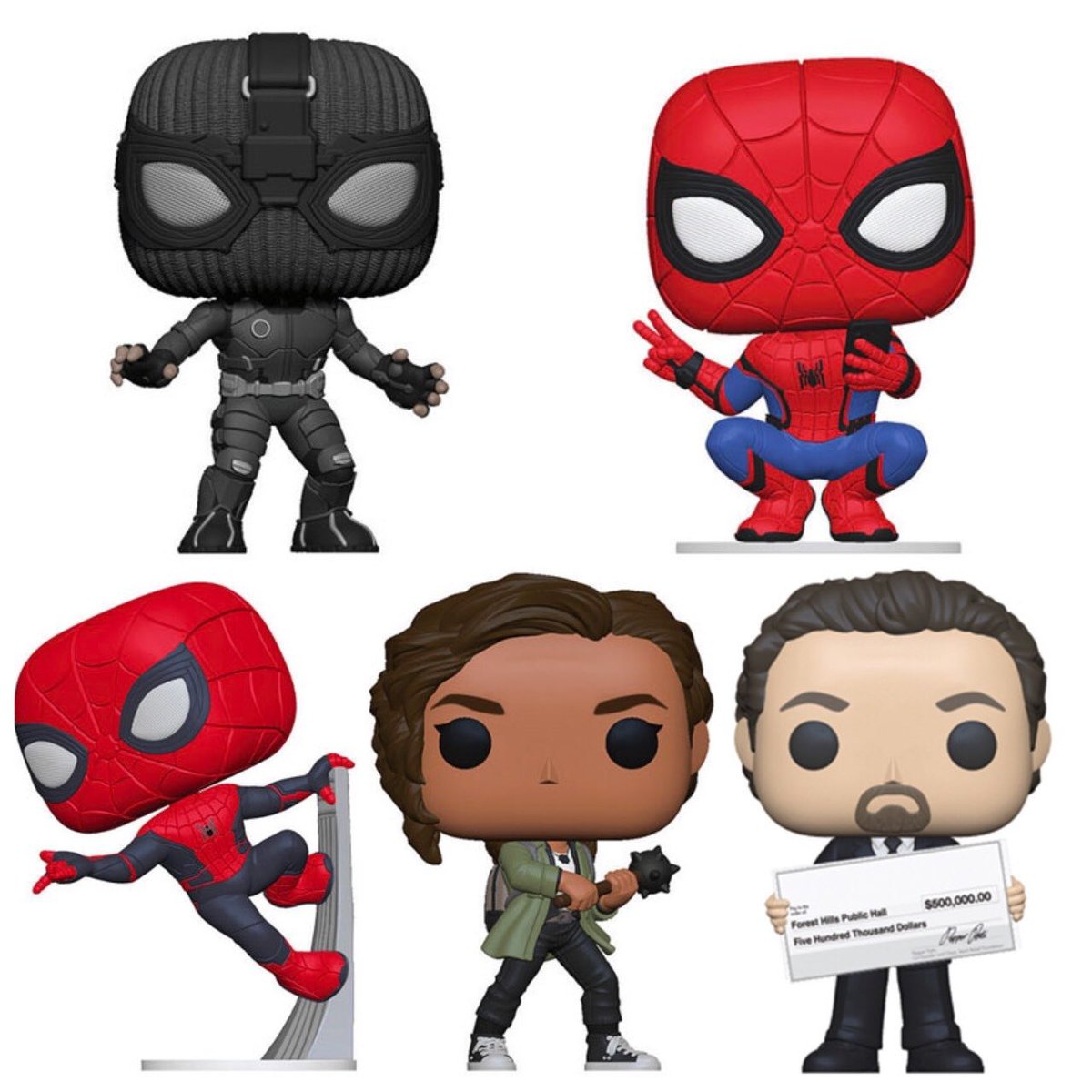 Day twenty of our twenty days of Funko is this set of 5 #SpiderManFarFromHome pops!

Just follow <a href="/sttepodcast/">Skip To The End</a> and RT this tweet to be in with a chance of winning these <a href="/OriginalFunko/">Funko</a> goodies

#Competition #Win #Funko #Prize #20DaysOfFunko #SpiderMan #marvel