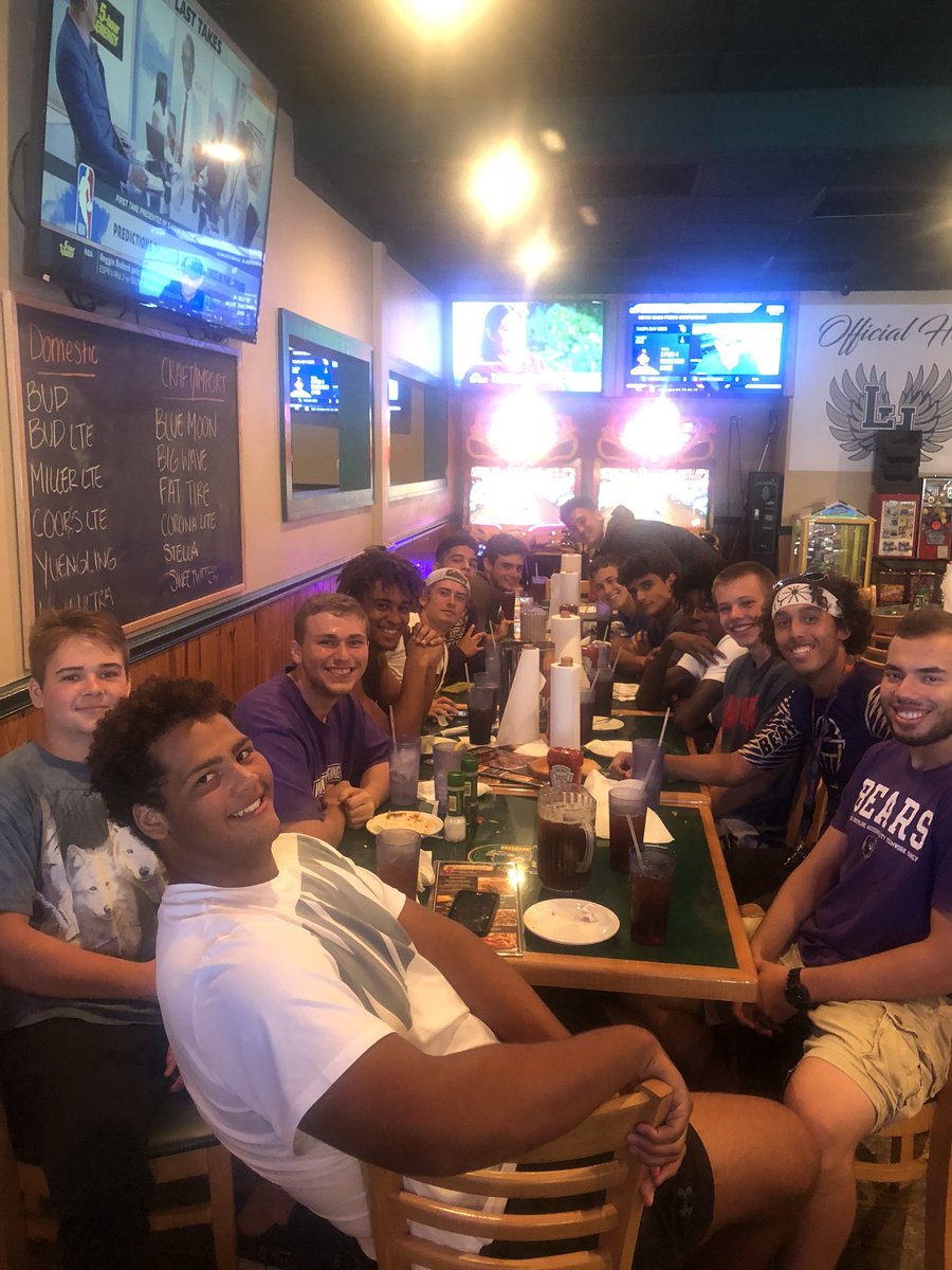 Great senior meeting and lunch today! Got a lot of things taken care of and ready for the season!!! Only 12 more days!!!