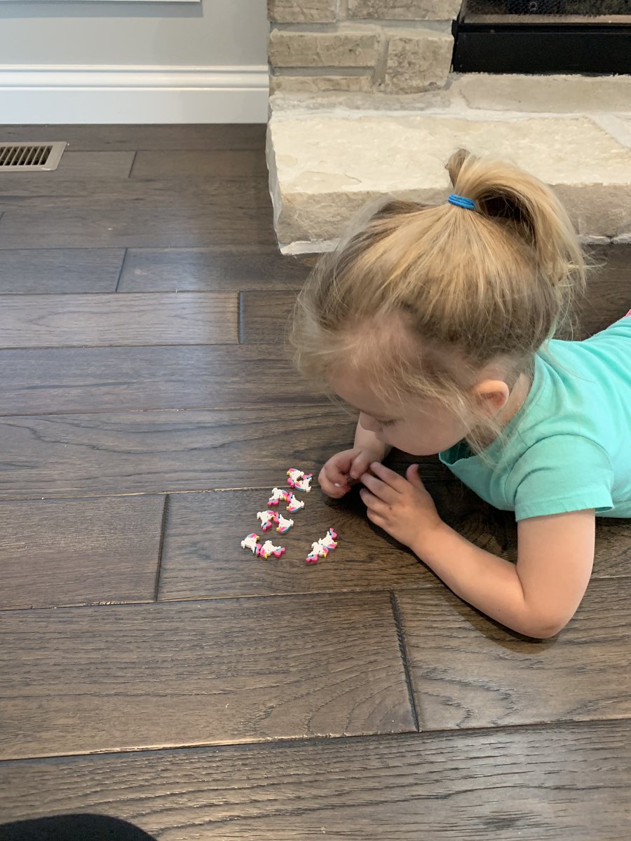 StantonElemAP's tweet image. Math is so much fun! Even for a 3 year old! She’s working on finding a “friend” for each Unicorn! #countingcollections #ilovemath #EVERYONEcanlearnmath