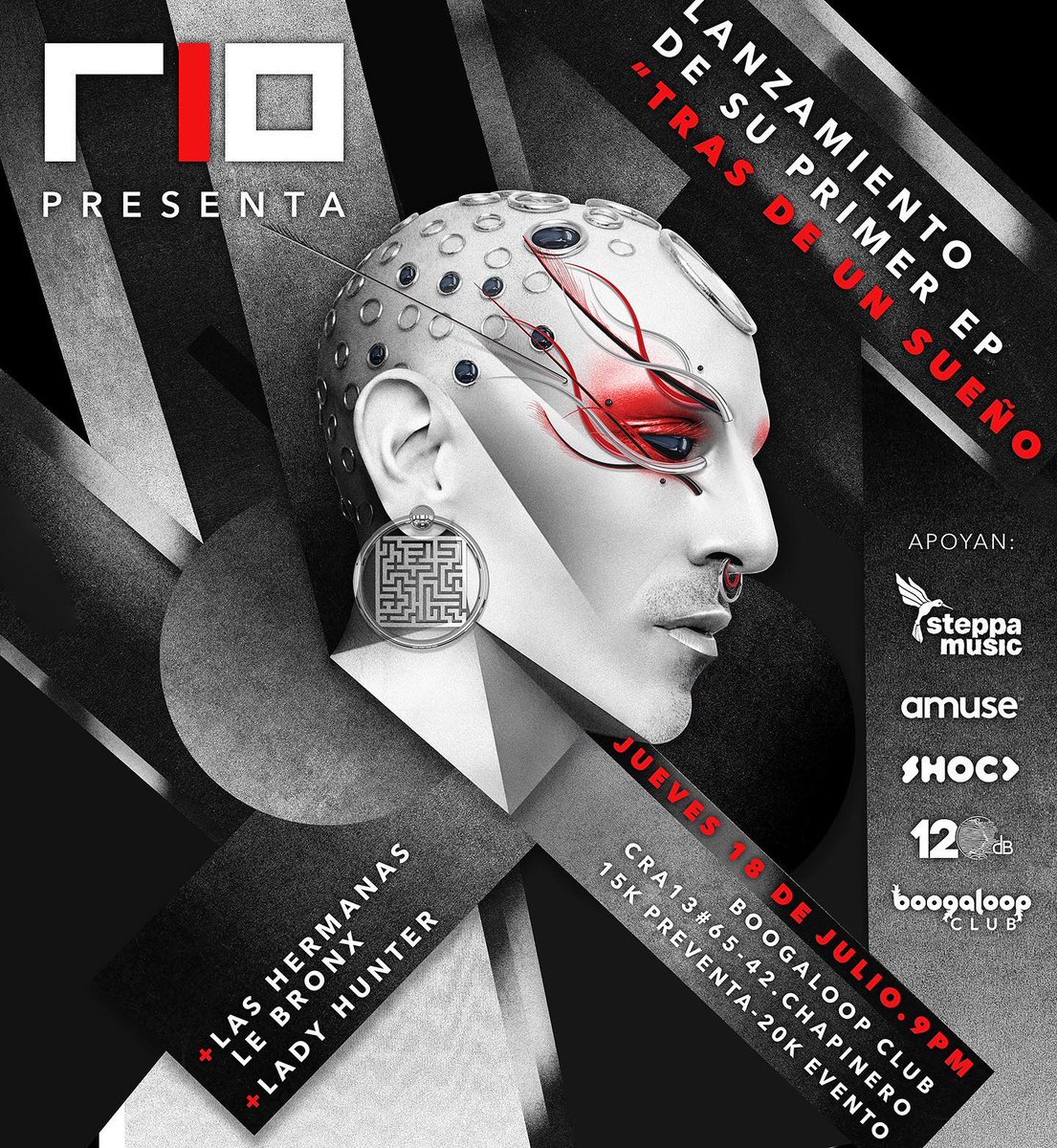 boogaloop_col's tweet photo. AsΓ esta nuestra semana de la #Independencia musical.
Jueves 18 de julio.
Fiesta de lanzamiento #envivo del EP debut de @RIOCERON "Tras de un sueΓ±o".
Apoyan: #steppamusic @ShockCo @120dBBogota @Boogaloopbogota
Distribuye: #amuse https://t.co/tvzF1ZgJgC