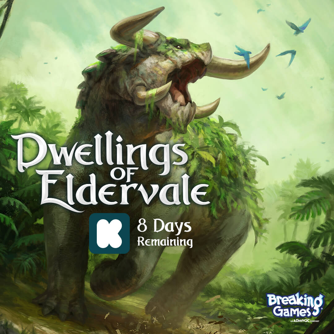 breaking_games's tweet photo. 8 DAYS TO GO! Dwellings of Eldervale is coming into its final week on Kickstarter. This is hands down one of the most jammed packed, craziest tabletop games we've ever worked on! Like it? Back it!
https://t.co/Oo87mgMOAG
#breakinggames #dwellingsofeldervale #kickstarter https://t.co/LMQpIRZSyn