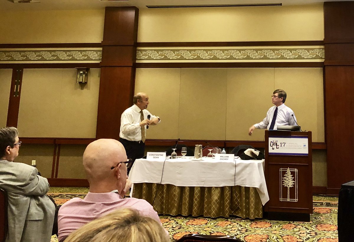 Dr. Constantine Gean and <a href="/wzachry/">wzachry</a> take us on a journey that is equal parts terrific and terrifying - Advances of #AI and It’s Impact on Medical Care. ##GeneticTechnology #CCWC19