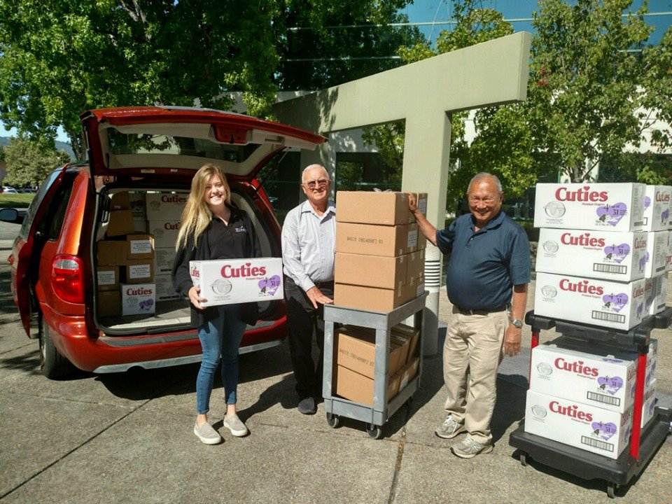 BeHively's tweet image. We got a BIG donation today from Church of Jesus Christ of Latter-Day Saints for our diaper pantry! They donated 7,192
diapers and 32,000 baby wipes!! Thank you for all your support.