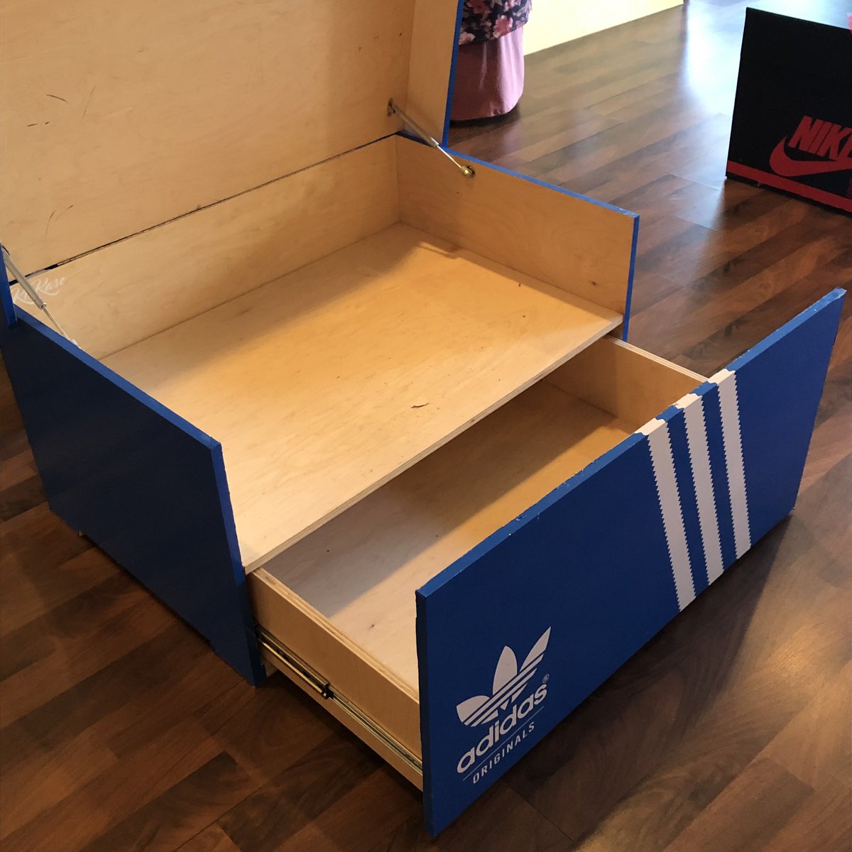 premierboutique's tweet photo. Adidas storage truck available. Needs to be rewrapped. Can be made into any design. Now $200 https://t.co/6bMltxqvPs