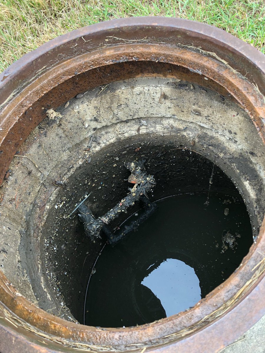 JHEngineersLtd's tweet photo. Field Crew caught this one: Looks like the sewers running just a tad full today. 

Emoji for this?

💩💩💦💦😓😓😬
#SewerInfrastructure https://t.co/v07MxUCmWU