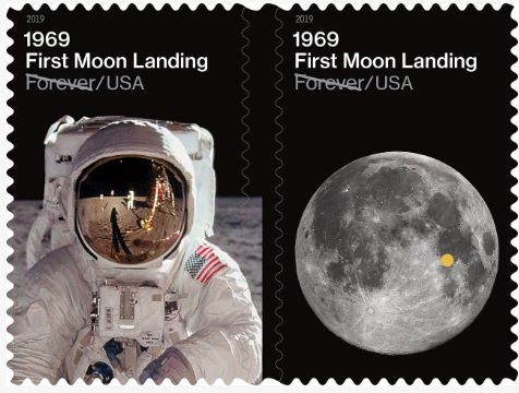 PR_ERamirez's tweet photo. #USPS 1969: First Moon Landing Forever Stamps will be sold at the #LATimesEvents Apollo 11 - an Immersive Live Show Saturday, July 20th, 12:00 p.m. at the Rose Bowl Stadium #MoonLandingStamps #AstronautStamps https://t.co/ZqaN2Cmslp