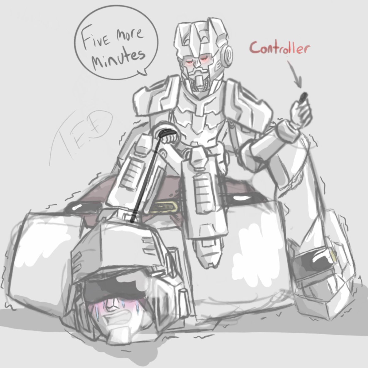 OctopawTiffany's tweet photo. #mtmte #transformers #minimeg more ruff work of Minimus doming Megatron, I WILL NOT BE STOPED! https://t.co/L2LEwUt3gC