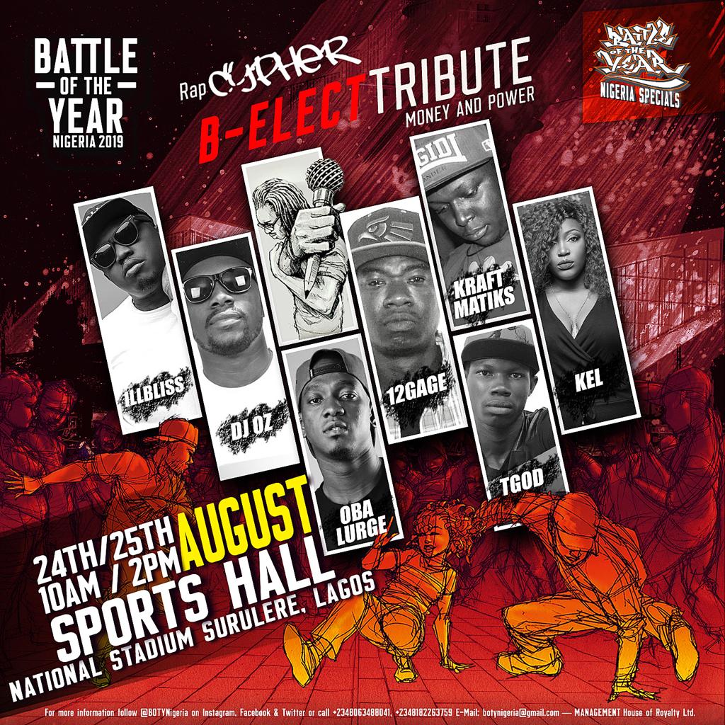 9jarapindustry0's tweet photo. Battle Of The Year Nigeria 2019 Rap Cypher. str8 at ya! 

#AnticipateBOTYNigeria2019
***** @botynigeria
#RedBullNigeria #Hiphop #Hiphopdance #Breakdance #Bboy #Bboying #Dance #Afrobeat #Afrodance #Hiphopmusic #Popping https://t.co/V44Q0DDqWX