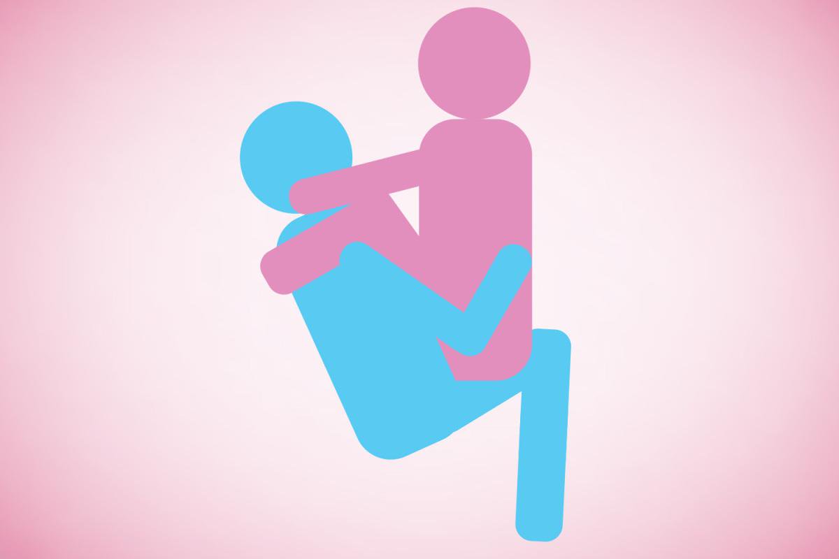 The Love Bucket sex position will make your man feel bigger than he is. 