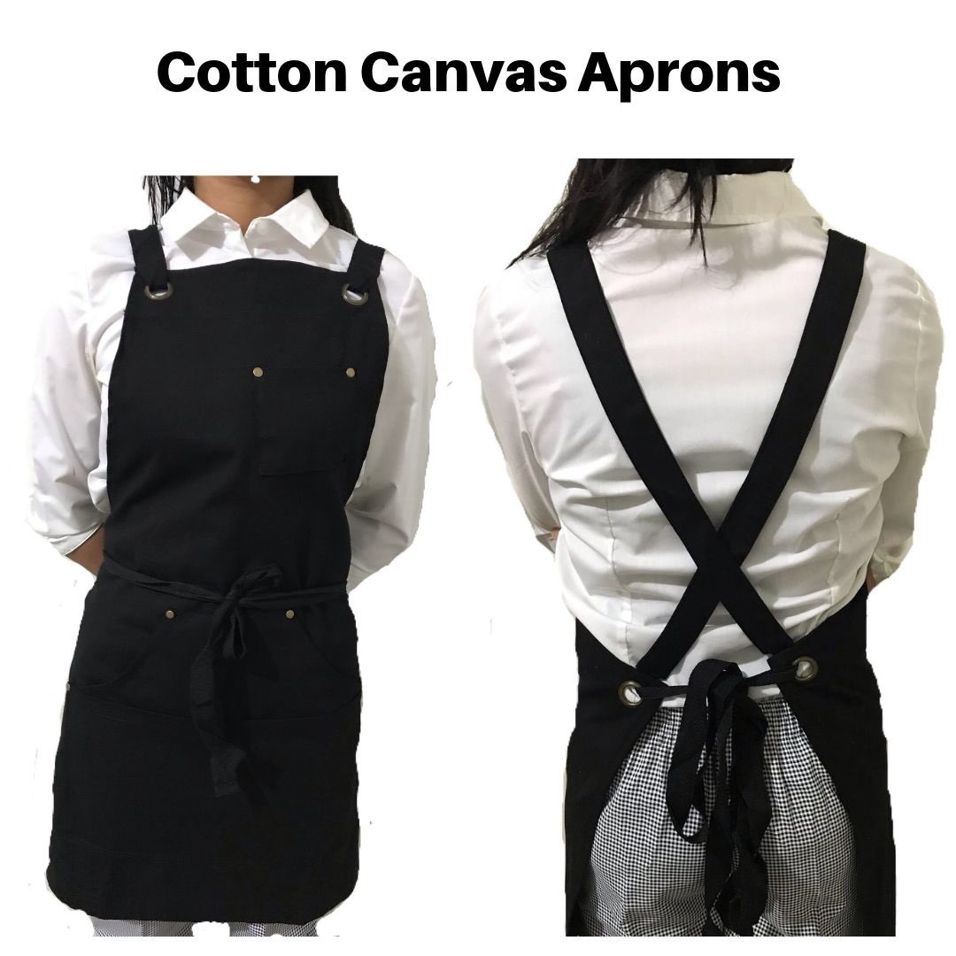 Looking for an Apron? Check it out this #comfortable #cottonapron 
#crossstrap #aprons help you to work comfortably through out your busy #cafe shift. #professionalchefs #barista #homechef #cafestaff #chefaustralia #restaurentstaff #apronstyle #designerapron #apronsaustralia