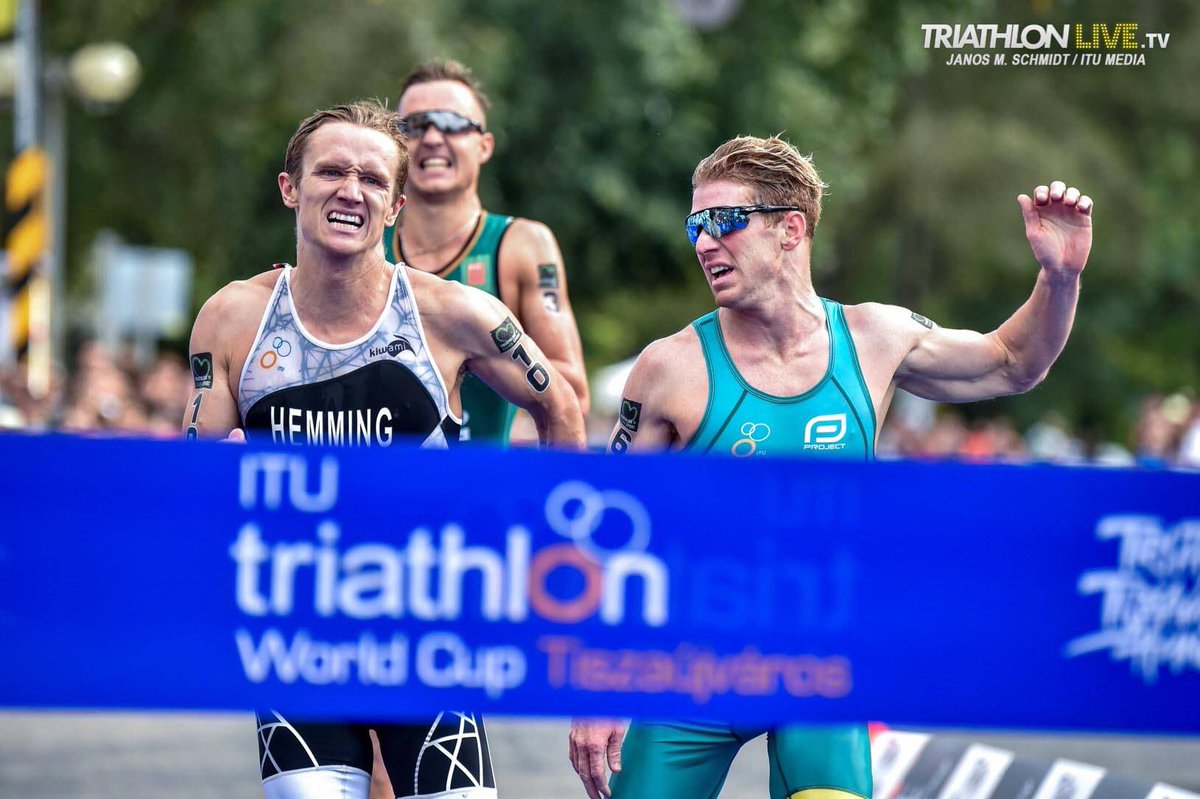 PROJECTteamwear's tweet photo. Giving 100% ! Ryan Fisher just out sprinted last weekend. Great racing again from team @triaustralia Never give up! #projectyou 📸 #itumedia https://t.co/r14AmcDNmX