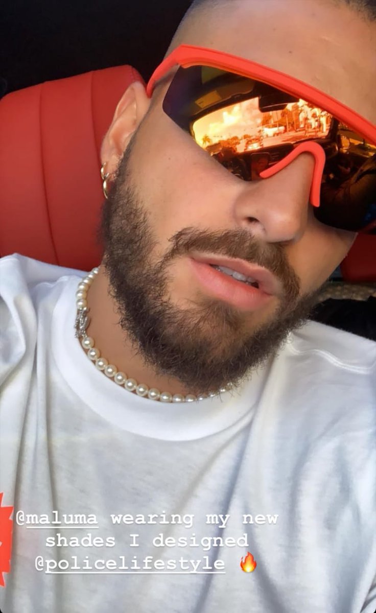 brilhaneymar's tweet photo. Lewis Hamilton divulga via Instagram Stories imagens do cantor Maluma com seu #PolicexLewisHamilton.  #TeamLH https://t.co/FQRov1bUYo