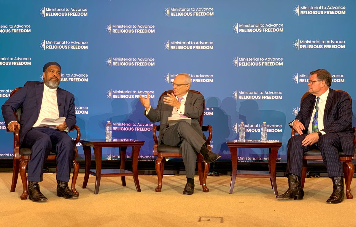 BishopAngaelos's tweet photo. Great panel of my brothers @RabbiSaperstein
@BobRobertsJr
@ImamMagid
All religions are majority in one place, minority in another; so we stand for one another as #MultiFaith rather than #InterFaith, because we are not the same, but cooperate as we are.
#MultiFaith, #SameBoots! https://t.co/yRQIsqvqdU