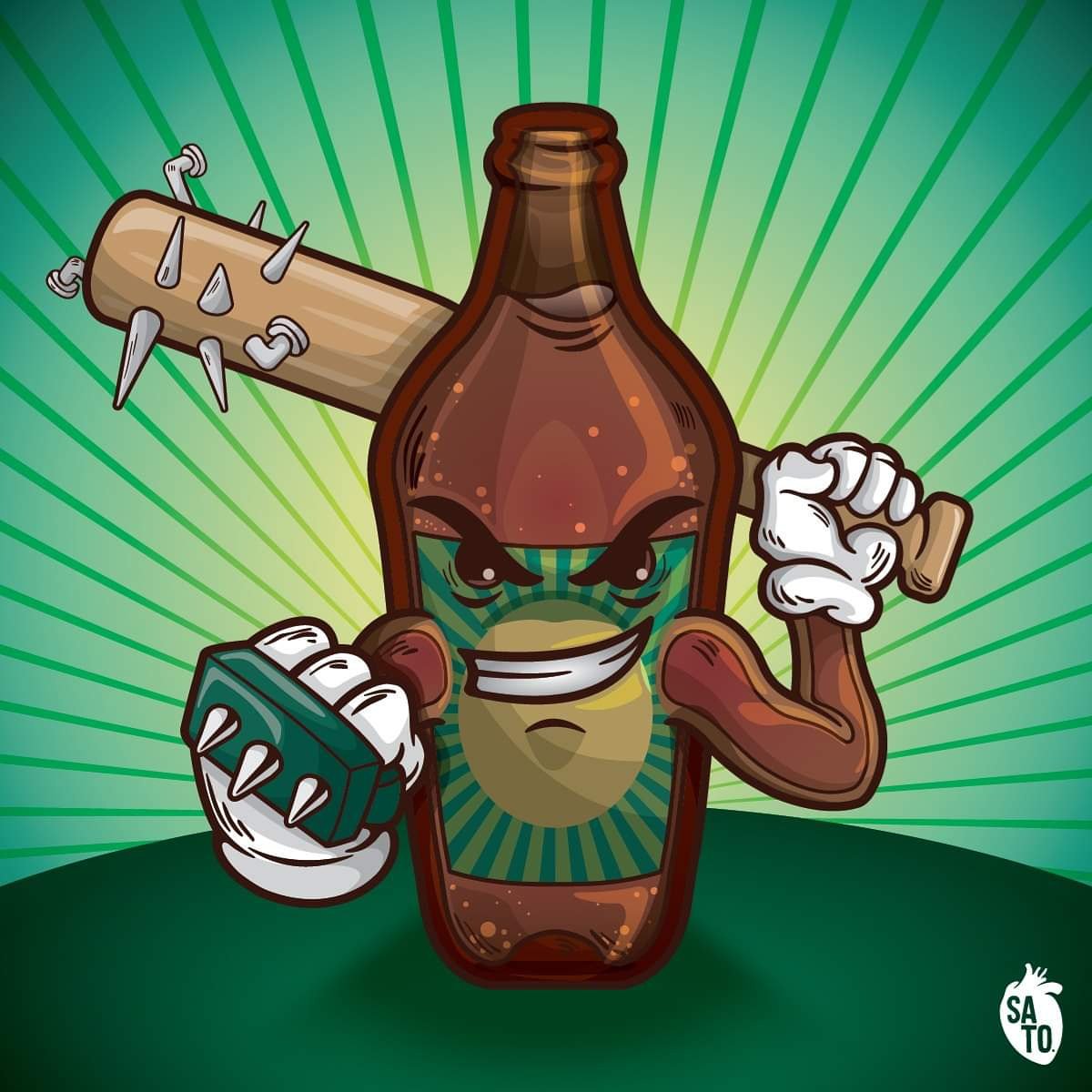 bysatomx's tweet photo. El Caguamon Indio / #angrybeers #3 #vector #vectorart #digitalart #artedigital #illustration #ilustracion #beers #beer #cerveza @cervezaindio #indio #caguamon #sato #bysato #ilustradoresmexicanos #bat #badass #malo #bad #mexico #graphicdesign #diseñografico https://t.co/KIChoUPLaV
