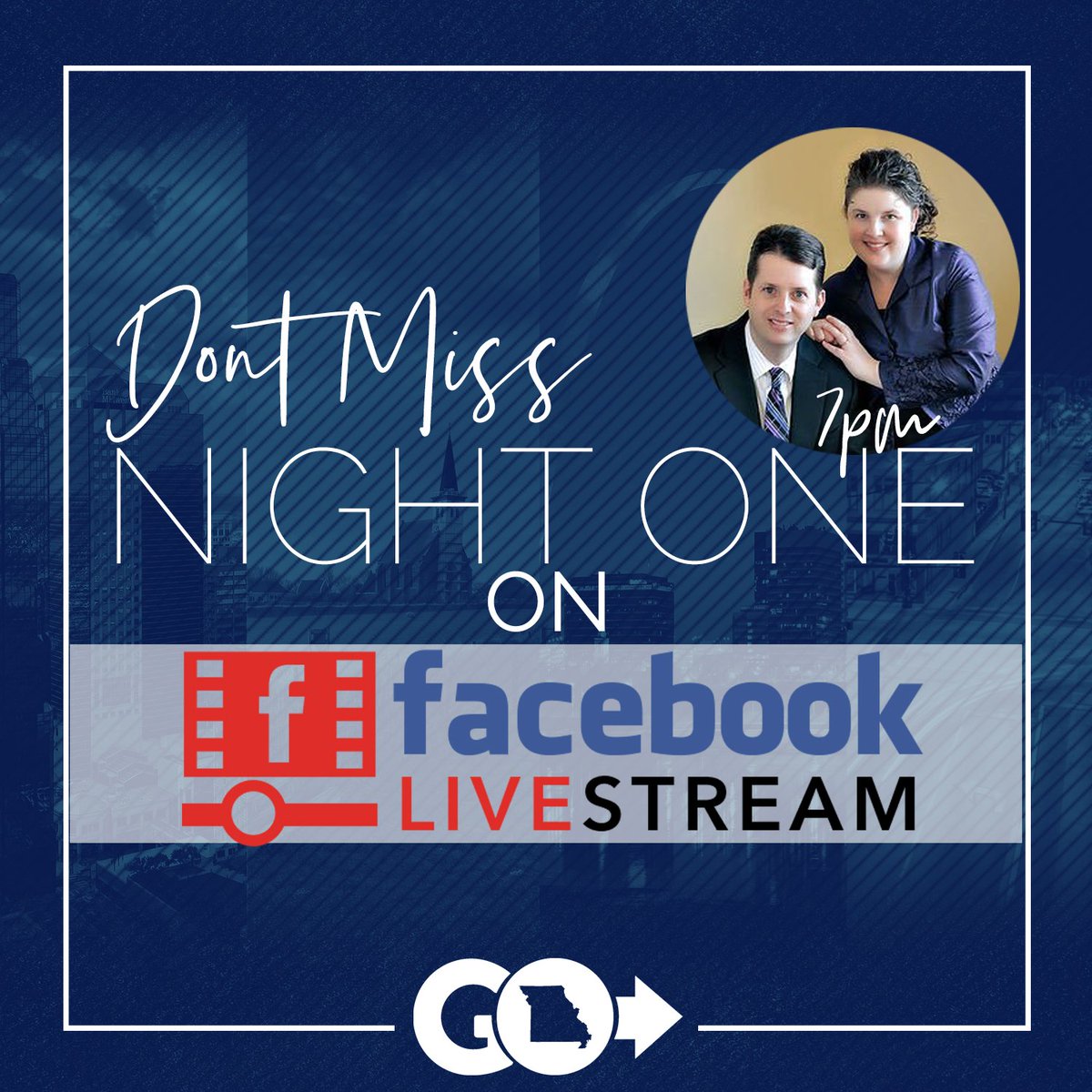 Tune in tonight on Facebook at 7PM for the first service of MO Conference 19! #moconference19