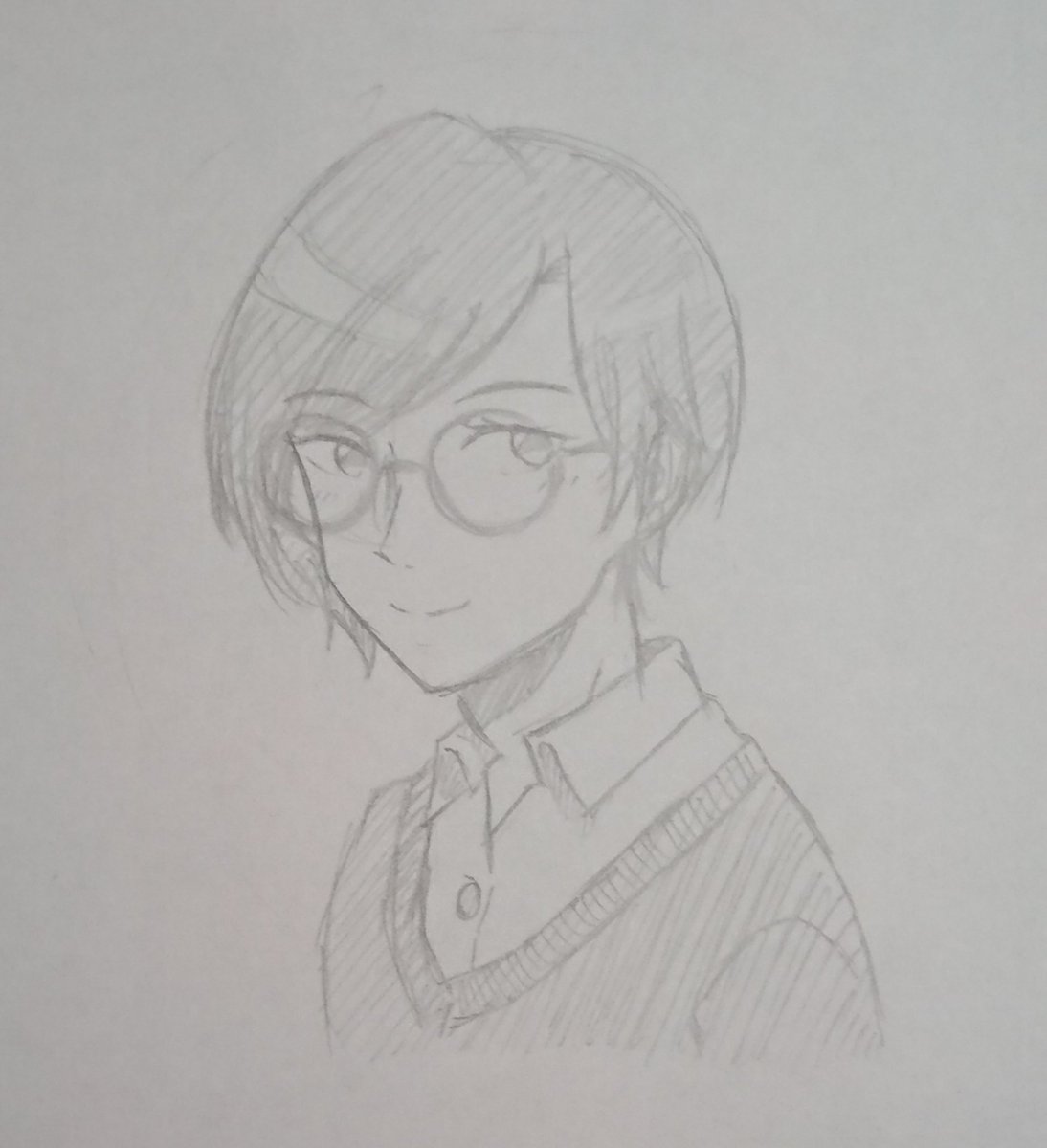 杏 Qk垢 そうだ アイコンのイラストの軌跡を載っけていなかった 左向きしか描けないレベルの画力しかないので 最後に反転させてます 次はヘッダー考えよう ᵕ Quizknockイラスト