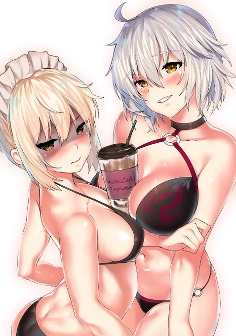 タピオカチャレンジを手伝ってくれる心優しい邪ンヌ 