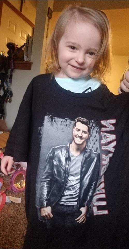   She loves her luke and wanted to say HAPPY BIRTHDAY LUKE BRYAN!!! 