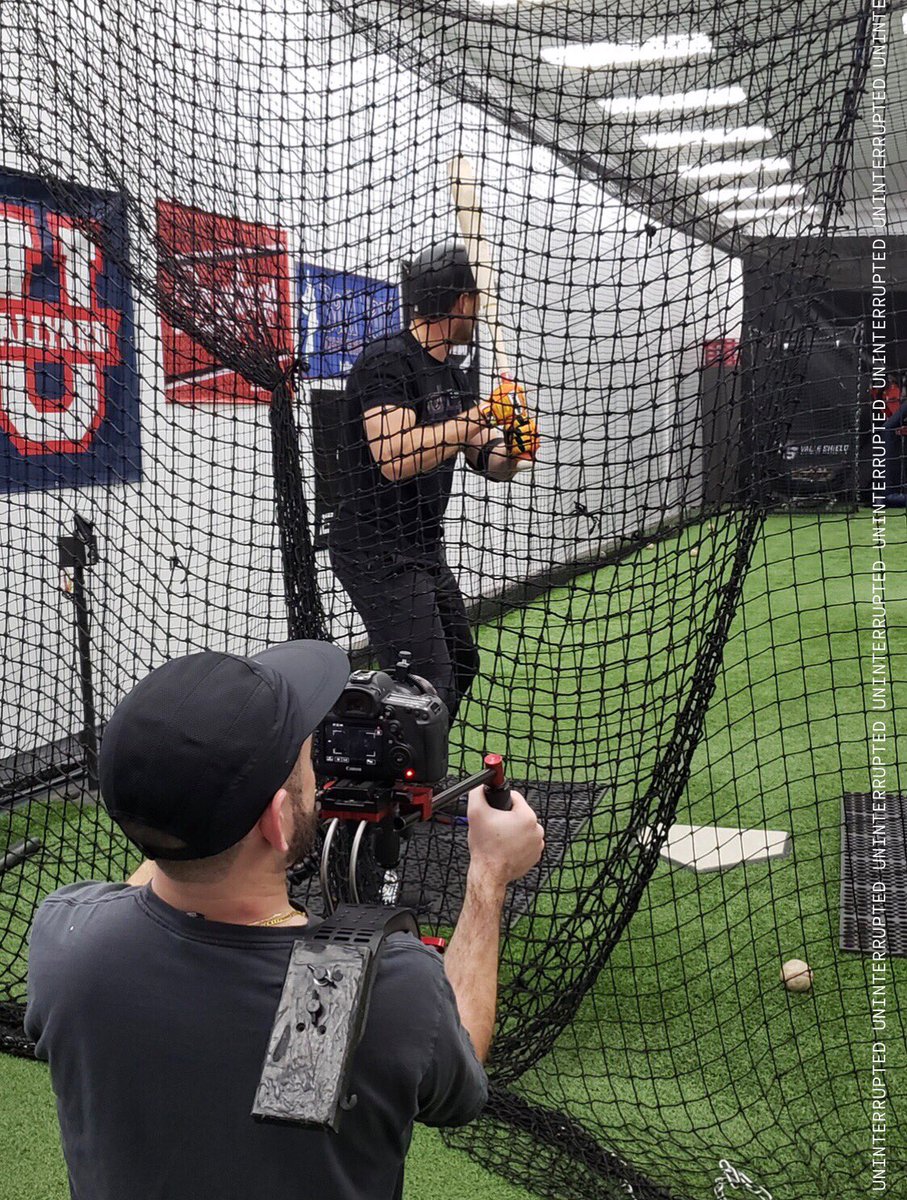 hunterpence's tweet image. Behind the scenes with @uninterrupted shooting the #PenceMethod. So excited for everyone to see this documentary coming out this Saturday on @FOXSports