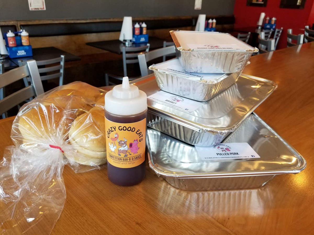 crazygoodeats's tweet image. Heading out of town for the weekend?  Take Crazy Good Eats with you! Packed for travel and easy reheating.  Call today, 913-905-2744 #CGEBBQ #BBQonthego #OlatheBBQ
