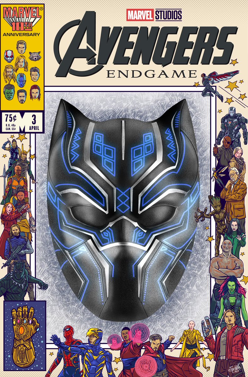 #artistsassemble3000 Avengers Endgame Tribute re-tweet of Day 3 @theblackpanther by the awesome @_jamesx3 .

#blackpanther #AvengersEndgame #thankyouavengers #AvengersOfColour

@chadwickboseman @Russo_Brothers @MarvelStudios @Avengers @Marvel