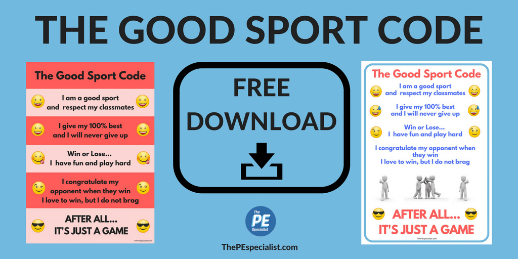 The Good Sport Post - a Free download and an awesome tool to promote good sportsmanship in your #physed program #pegeeks 
 thepespecialist.com/the-good-sport… #pe
