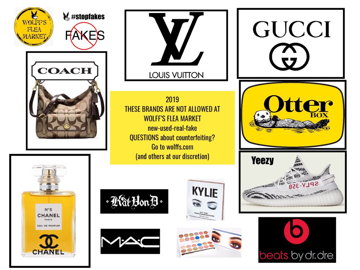 wolffsflea's tweet photo. FYI - here are our most current announcements. #stopfakes #nocounterfeits #fleamarket #wolffsfleamarket https://t.co/SfRdNXTXnX