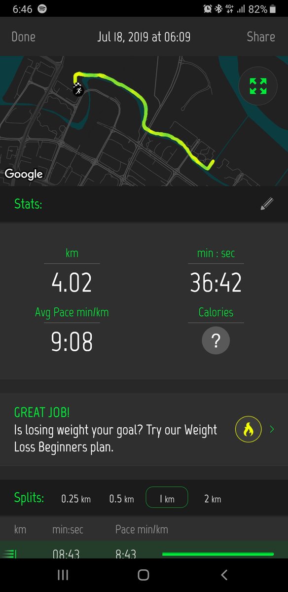 DefuturoTweet's tweet photo. Been ages since I ran 4km. https://t.co/e9JLifaD7z