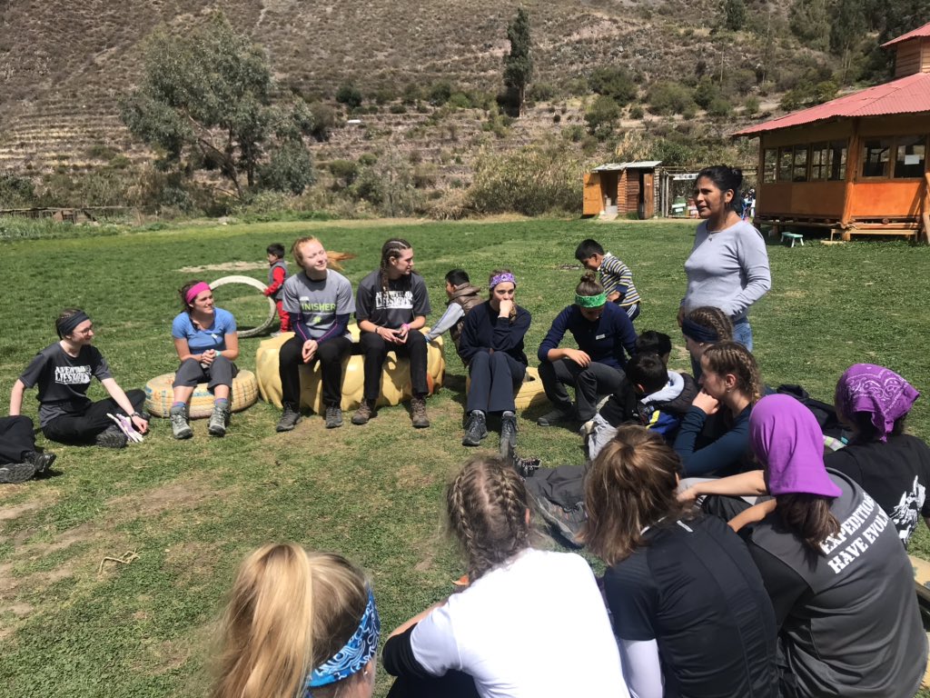 SHSExpeditions's tweet photo. First day working on their volunteering project, the girls have been roofing, digging, making kitchen cabinets and much more! @SurbitonHigh @AdvLifesigns https://t.co/0PVxxx0rWb