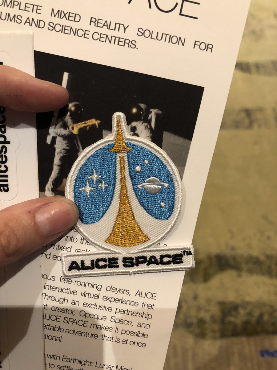 RebeccaLWelch's tweet photo. It’s okay if I cry because of space right?
Walk on the moon with #alicespace at the #futuretechlive exhibit at the Omni
#iwalkedonthemoon #SDCC19 #SDCC https://t.co/SRyVzDtNLV