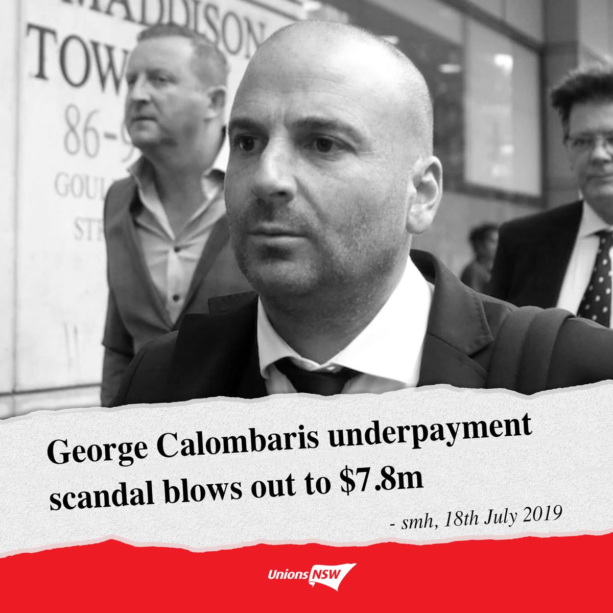 What a joke - George Calombaris gets slapped with a $200,000 fine for underpaying his staff millions. There needs to be harsher penalties for ripping off workers. bit.ly/2M6H2Yr