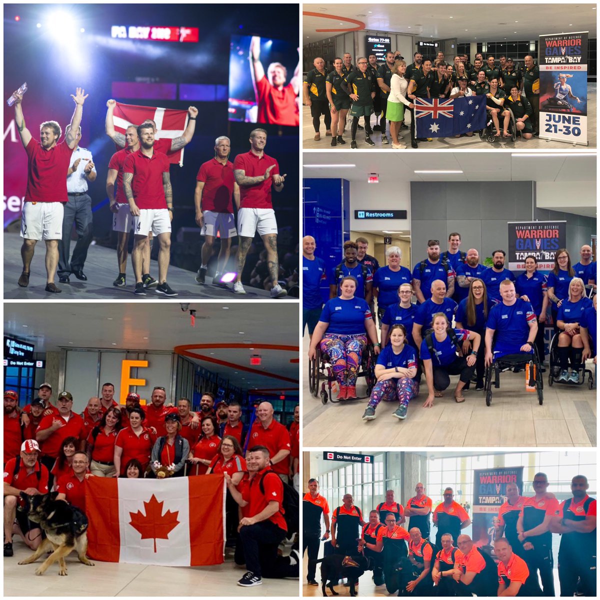 A huge #ThankYou to all our partner countries who participated in this year’s #WarriorGames! We hope you all enjoyed the experience and we were honored to have you here in the <a href="/CityofTampa/">City of Tampa</a>! #WarriorWednesday #BeInspired #DoDWarriorGames2019 #ThankYouTampaBay