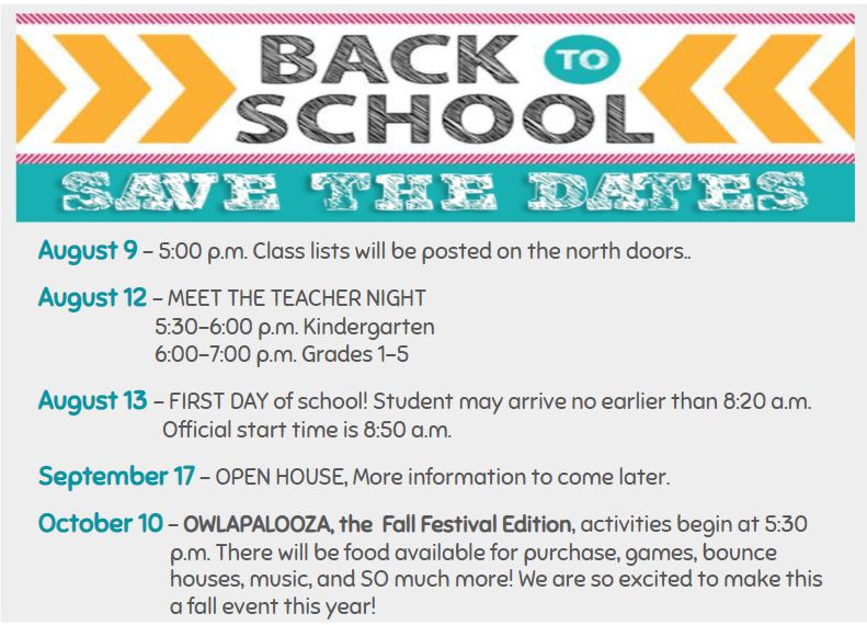 Mark your calendar! We can't wait to see you all in August!